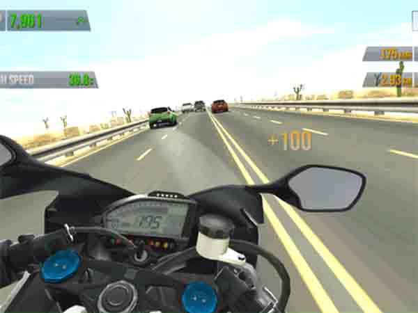 Game đua xe 1 người - Turbo Moto Racer